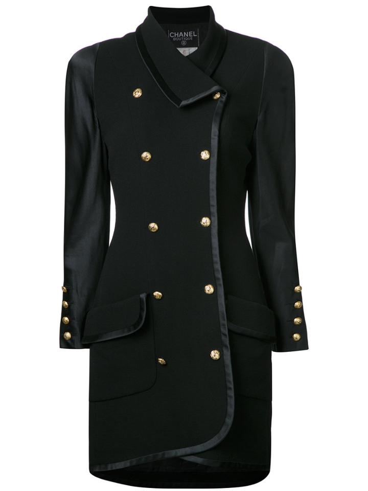 Chanel Vintage Long Sleeved Jacket - Black