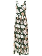 Adriana Degreas Silk Printed Dress - Green