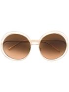 Chloe Eyewear - Carlina Limited Edition Sunglasses - Women - 18kt Gold Plated Brass - One Size, Grey, 18kt Gold Plated Brass