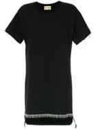 Andrea Bogosian Embellished T-shirt Dress - Black