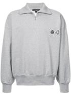 Gosha Rubchinskiy Logo Embroidered Sweatshirt - Grey