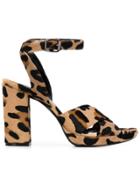 P.a.r.o.s.h. Leopard Print Sandals - Neutrals