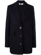 Stella Mccartney 'debora' Coat, Women's, Size: 44, Black, Wool/polyamide/viscose/cotton