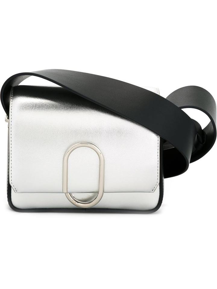 3.1 Phillip Lim Mini Alix Crossbody Bag, Women's, Grey, Calf Leather