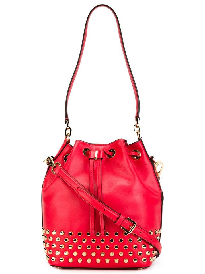 Michael Michael Kors Small Studded Bucket Bag