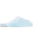 Natasha Zinko Fur Mules - Blue