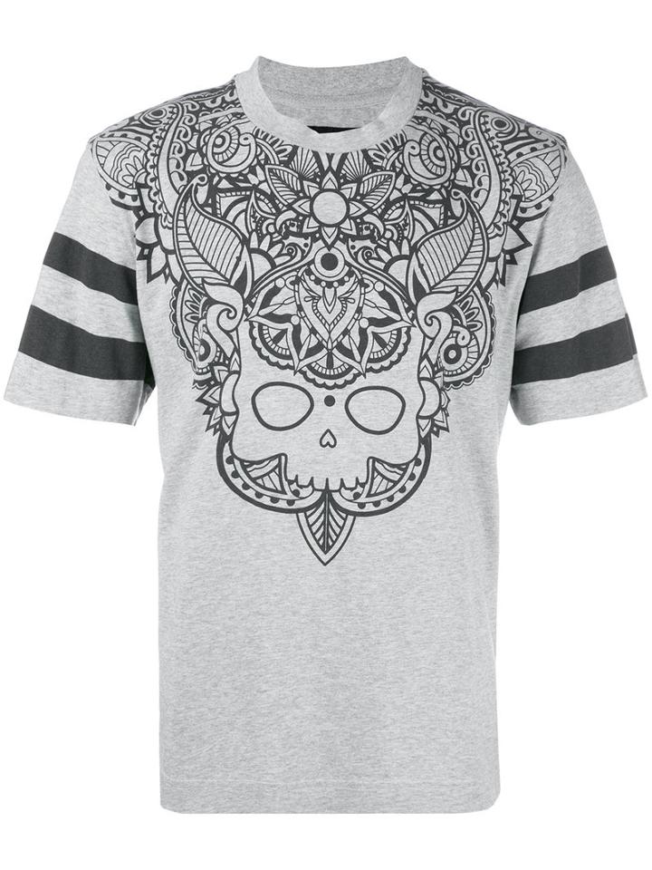 Hydrogen College Tattoo T-shirt, Size: Xl, Grey, Cotton