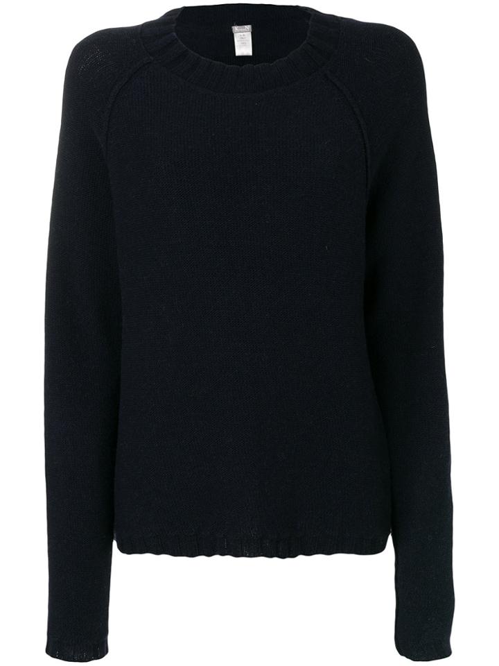 Kristensen Du Nord Ribbed Trim Jumper - Blue