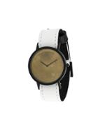 South Lane Avant Exposed Gold Watch - White