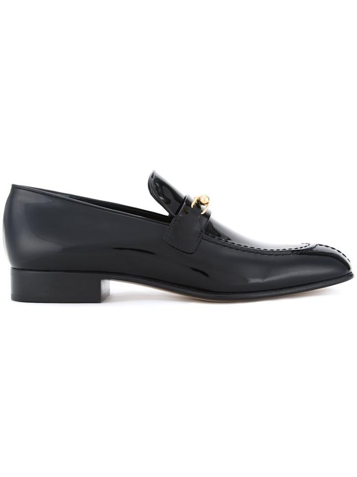 Joseph Gold-tone Detail Loafers