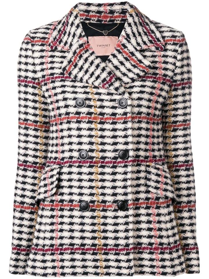 Twin-set Tweed Jacket - Nude & Neutrals
