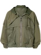 Maison Mihara Yasuhiro Lightweight Zip Hooded Jacket - Green