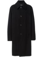 Raf Simons Oversize Single Breasted Coat, Men's, Size: 48, Black, Wool
