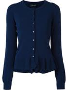 Twin-set Classic Cardigan, Women's, Size: Large, Blue, Viscose/polyester