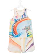 Stella Mccartney Kids Brambles Rainbow Playsuit - Multicolour