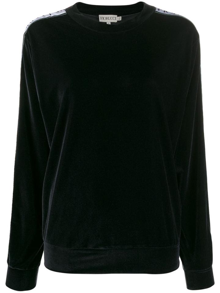 Fiorucci Logo Tape Sweatshirt - Black