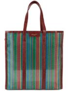 Balenciaga Bazar Medium Shopper Bag, Women's, Red, Leather/polyamide