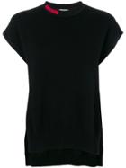 Fendi Short-sleeved Knitted Top - Black