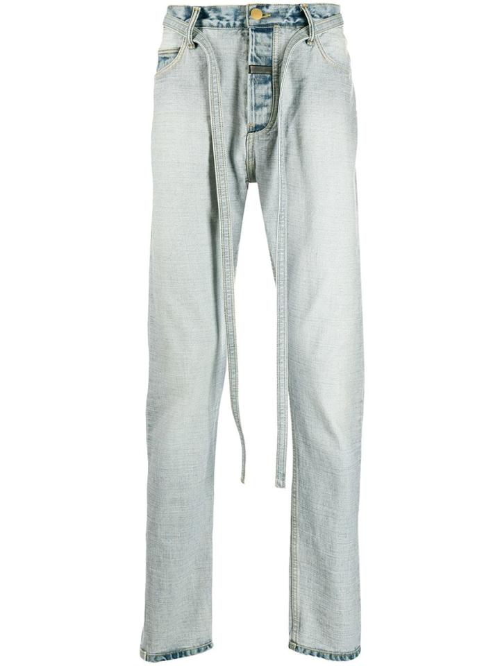 Fear Of God Tie-waist Jeans - Blue