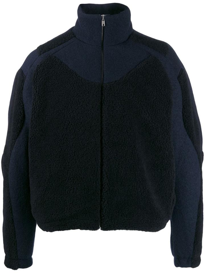 Gmbh Fleece Panelled Jacket - Blue