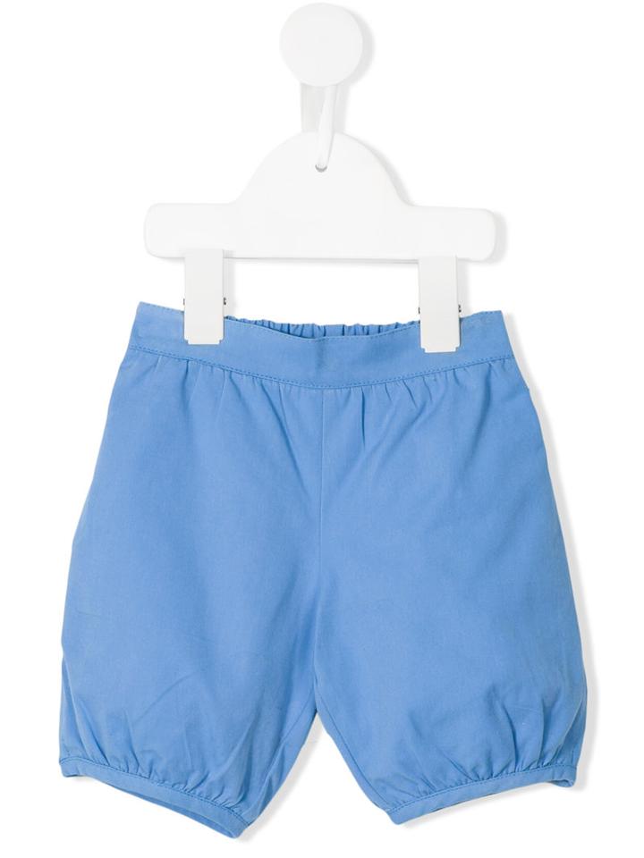 Amaia - Button Detail Shorts - Kids - Cotton - 6 Mth, Blue