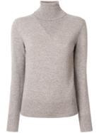 Agnona Turtleneck Sweater - Brown