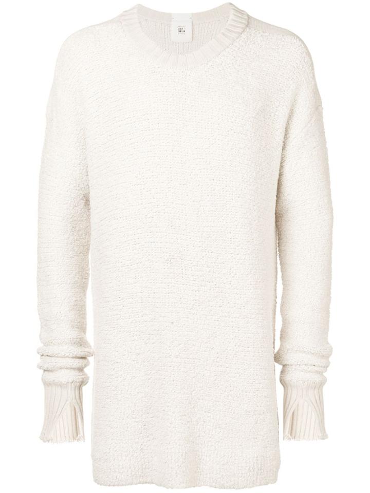 Lost & Found Rooms Elongated Design Sweater - White