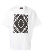 Diesel Black Gold Tie-dye Print T-shirt - White