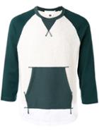 Ganryu Comme Des Garcons Pile Lined Sweatshirt, Men's, Size: Small, Green, Cotton