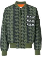 P.a.m. Eyelife Bomber Jacket - Green