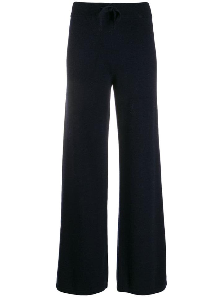 Aspesi Flared Knit Trousers - Blue