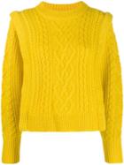 Isabel Marant Étoile Cable Knit Sweater - Yellow