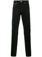 Givenchy Dash Stripe Slim-fit Jeans - Black