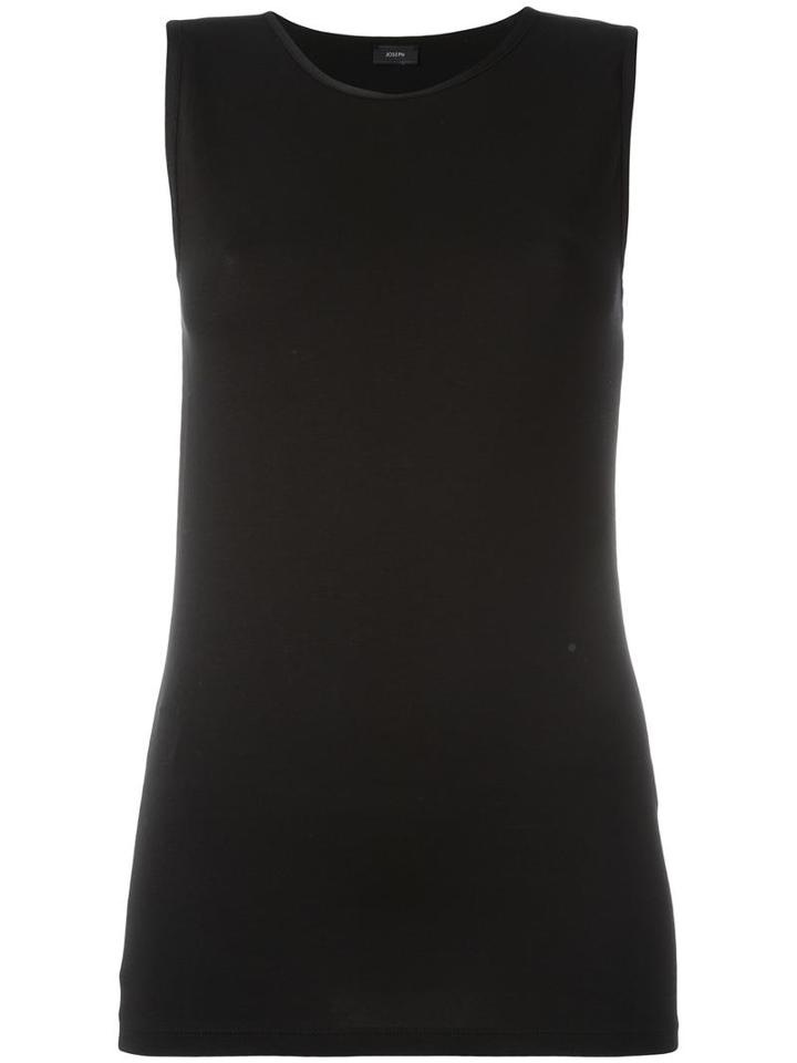 Joseph Sleeveless Top, Women's, Size: Small, Black, Lyocell/cotton/spandex/elastane