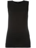 Joseph Sleeveless Top, Women's, Size: Small, Black, Lyocell/cotton/spandex/elastane