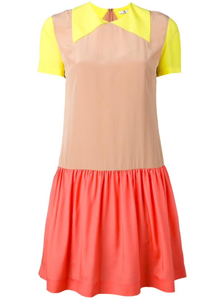 Ps By Paul Smith - Colour Block Dress - Women - Silk/viscose - 40, Silk/viscose