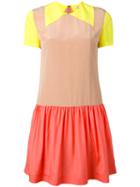 Ps By Paul Smith - Colour Block Dress - Women - Silk/viscose - 40, Silk/viscose