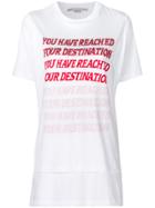 Stella Mccartney Embellished Slogan T-shirt - White