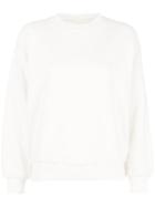 Anine Bing Lou Terry Style Sweatshirt - White