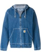 Carhartt Hooded Denim Jacket - Blue