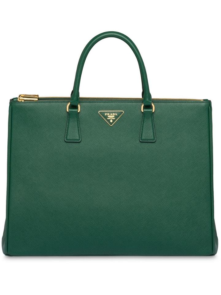 Prada Galleria Tote Bag - Green
