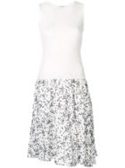 P.a.r.o.s.h. Star Print Silk Skirt - White