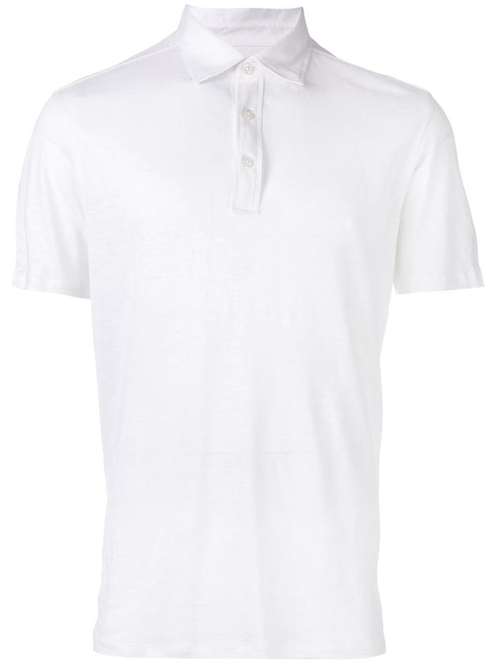 Ermenegildo Zegna - Polo Shirt - Men - Linen/flax - 48, White, Linen/flax