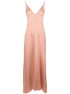 Forte Forte Long Slip Dress - Pink