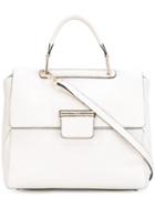 Furla - Top Handle Shoulder Bag - Women - Leather - One Size, White, Leather