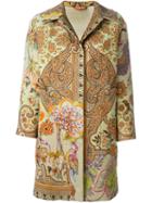 Etro Paisley Print Cocoon Coat