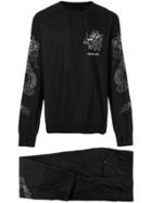 Maharishi Embroidered Track Suit - Black