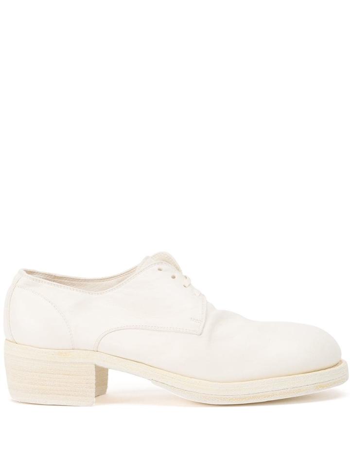Guidi Block-heel Shoes - White
