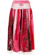Viktor & Rolf Recycled Pleated Skirt - Red