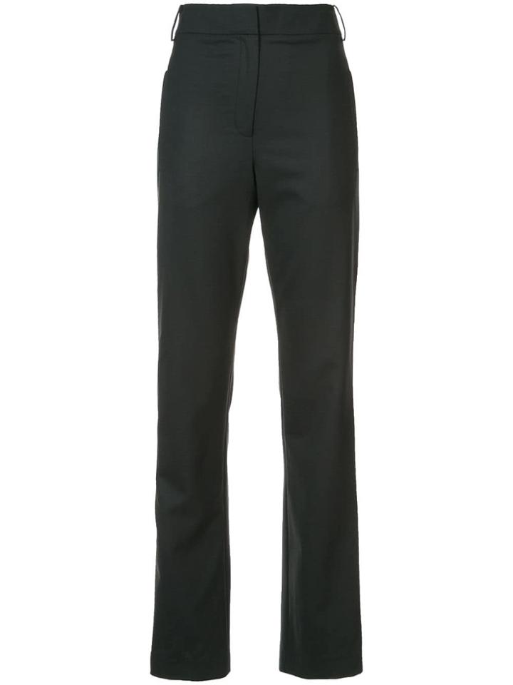 Tibi Tropical Jamie Bootcut Trousers - Black